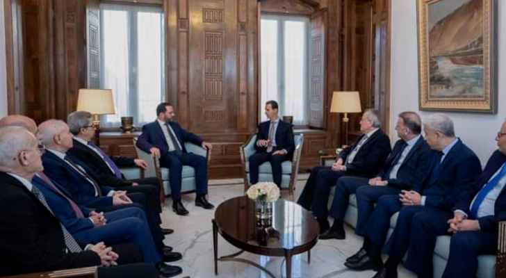 الرئيس الأسد التقى وفداً من حزب "البعث" -  قيادة لبنان: ما يهدد بلدينا مُشترك واستقرار لبنان يساهم في إستقرار سوريا