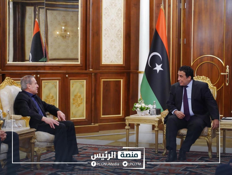 أبو ردينة يطلع رئيس المجلس الرئاسي الليبي على آخر التطورات الفلسطينية