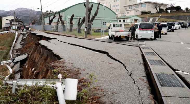 رئيس الوزراء الياباني: الزلازل تسببت بسقوط عدد كبير من الضحايا وبأضرار مادية كبيرة