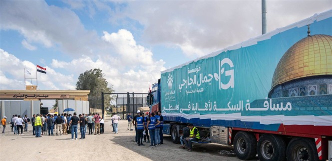 خوفًا من "حماس".. إقتراح قيود مؤقتة على دخول المساعدات إلى غزة