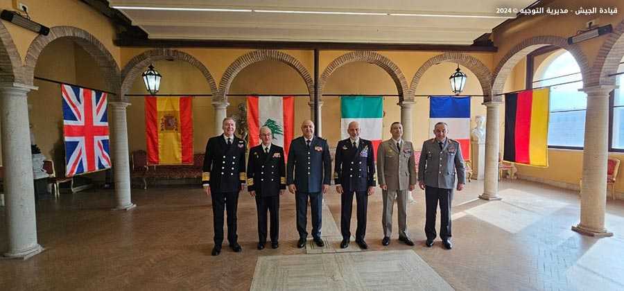 قائد الجيش يشارك باجتماع "دعم الجيش" في إيطاليا