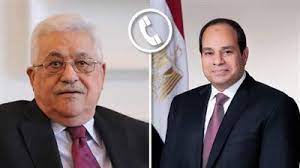 اتصال هاتفي بين الرئيس  عباس ونظيره المصري