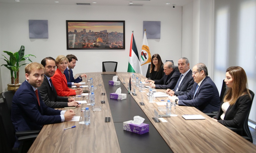 الشيخ يستقبل مستشارة الرئيس الفرنسي لشؤون الشرق الأوسط