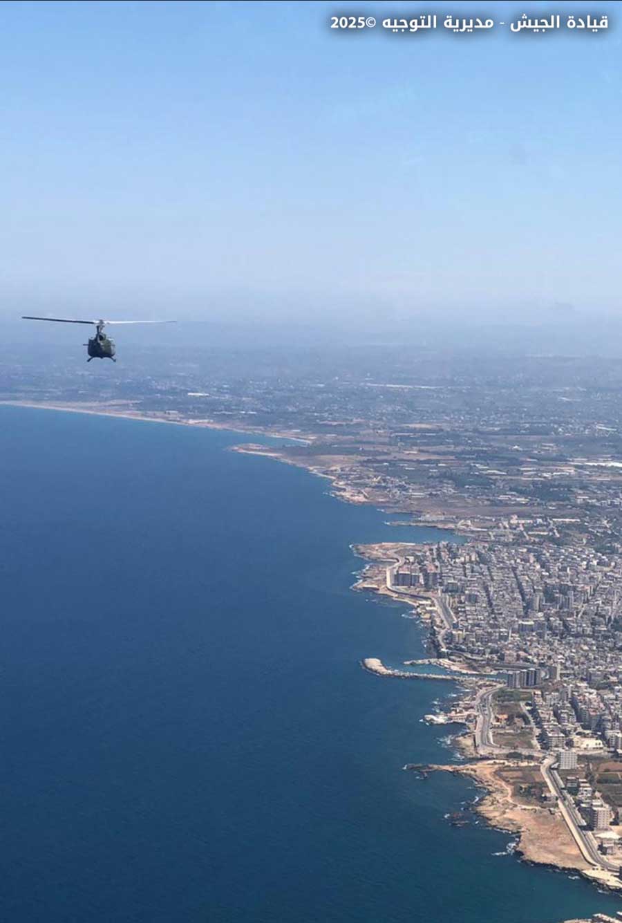 طوافتان للجيش اللبناني تشاركان بإخماد حرائق اللاذقية