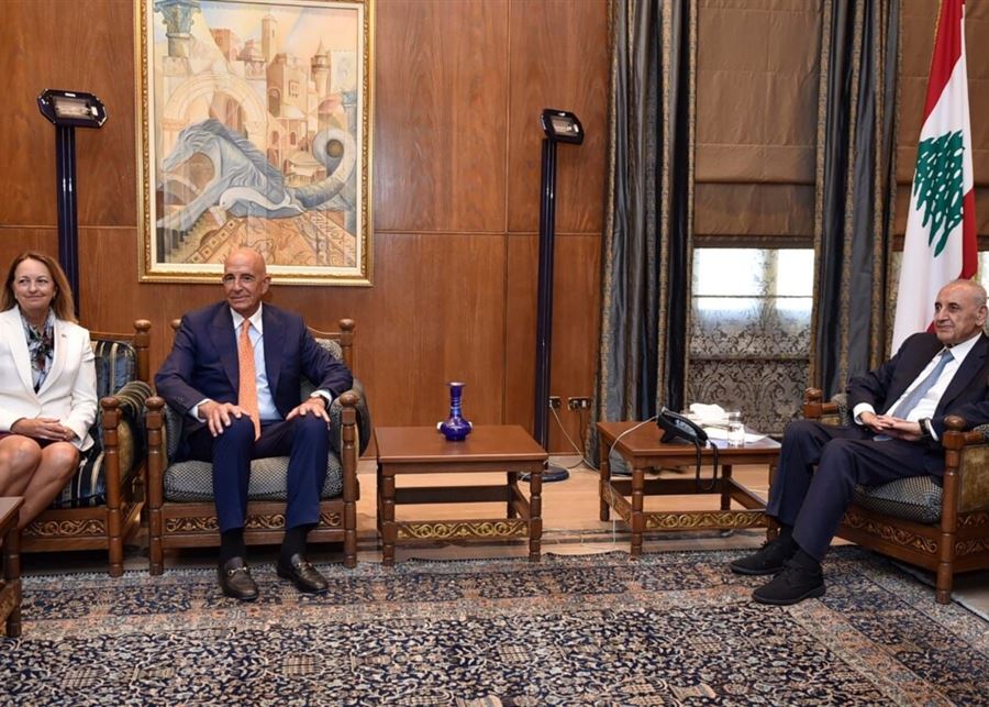 الرئيس بري بعد لقاء براك: الإجتماع كان جيداً وبناءًا
