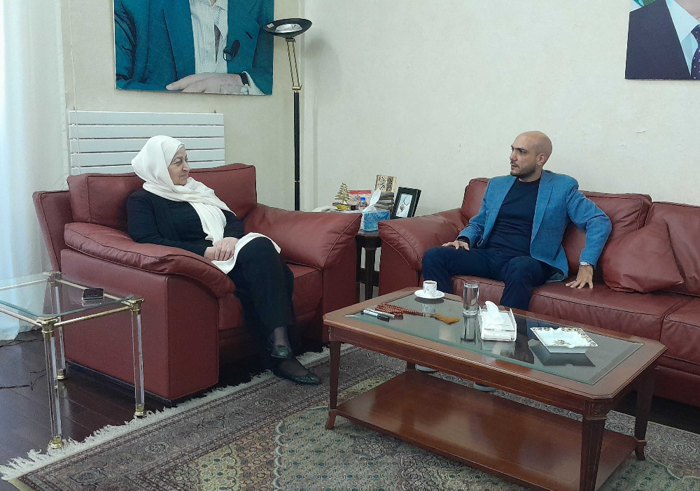 بهية الحريري تعرض مع عمر مرجان شؤوناً صيداوية.. وتلتقي مدير كلية التكنولوجيا علي الربيع