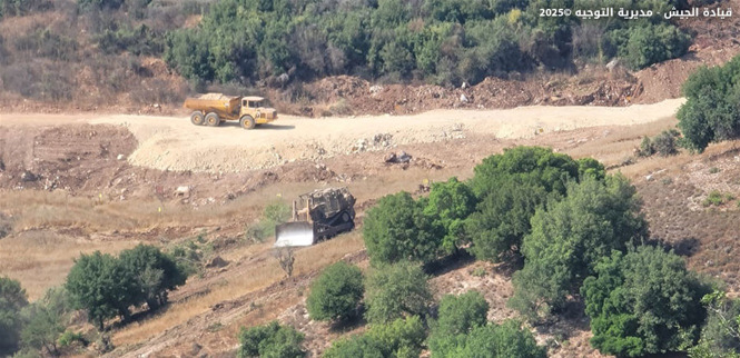 الجيش ينتشر في رميش ويتصدى لعملية تجريف إسرائيلية في خراجها