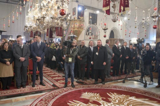 ممثلاً عن الرئيس عباس ... د. خوري يشارك في قداس عيد الميلاد بحسب التقويم الشرقي
