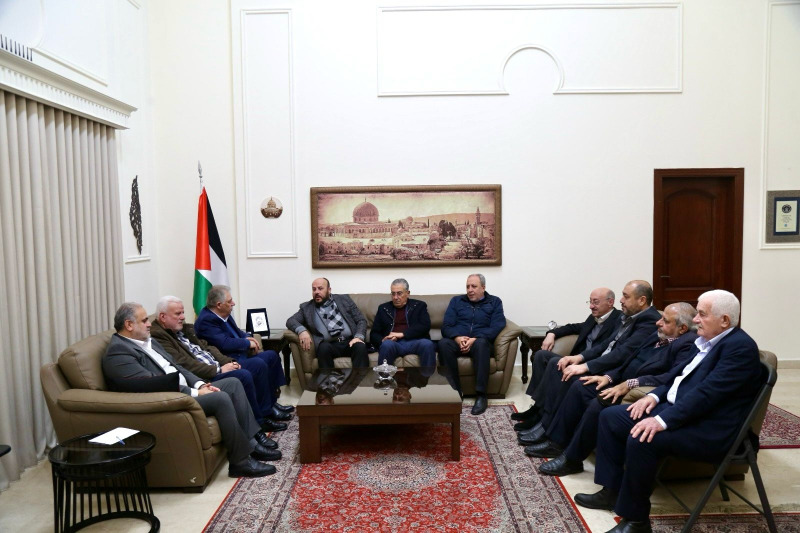 لقاء بين قيادتي حركة "فتح" و"حماس" في سفارة دولة فلسطين