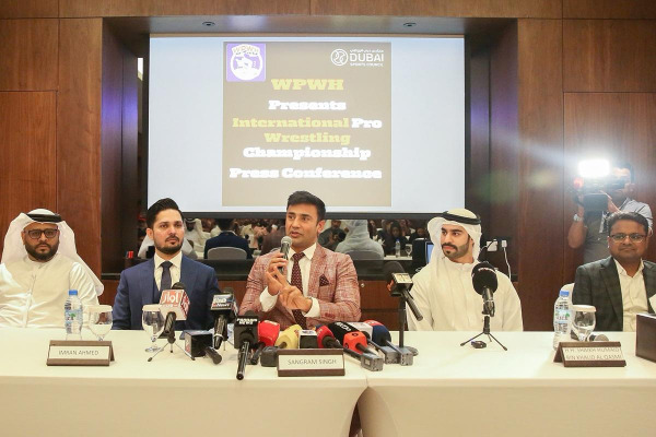 "البطولة الدولية لمصارعة المحترفين 2024" في دبي تشهد نزالاً رئيسياً بين بطلي الهند وباكستان