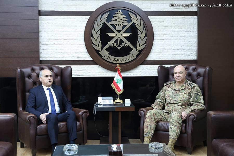 قائد الجيش يستقبل النائب أبو الحسن ووفدًا من رابطة قدامى القوات المسلحة