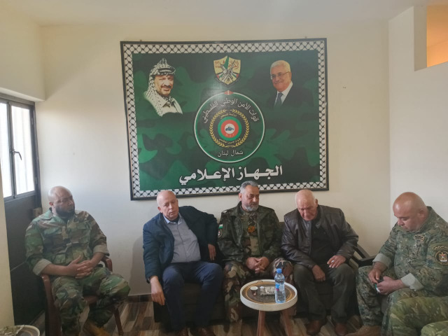 اللواء أبو عرب والعميد سالم يتفقدان مخيم البداوي