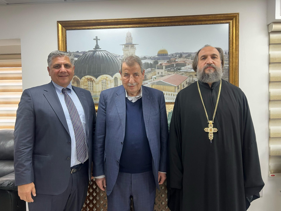 د. خوري يلتقي رئيس "البعثة الروحية الروسية": تصعيد خطير يهدد الحقوق الفلسطينية والوجود المسيحي في فلسطين
