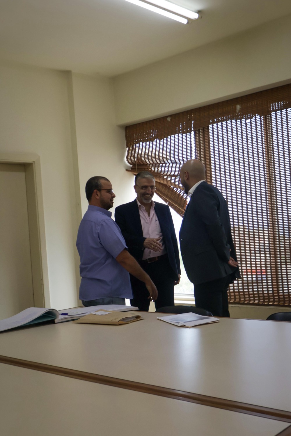 المرشح لرئاسة بلدية صيدا عمر مرجان يزور د. بديع ويجول في مبنى البلدية!