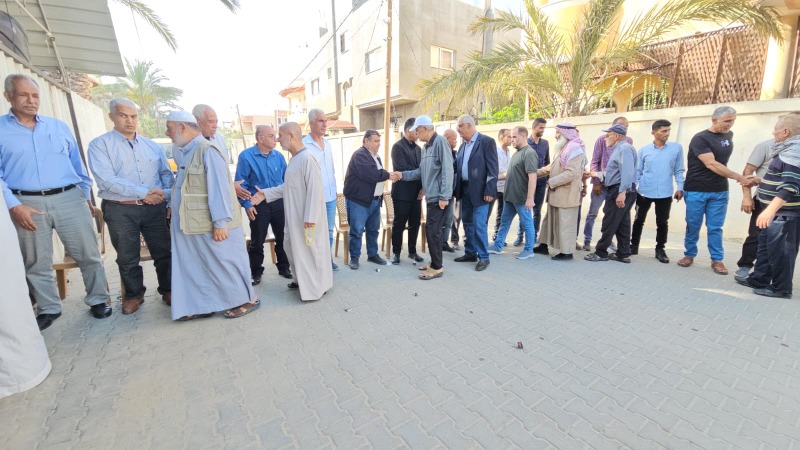 برعاية الرئيس عباس: دائرة شؤون اللاجئين تقيم بيت عزاء للمناضل د. زكريا الأغا