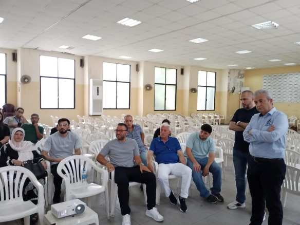 المهندس مصطفى حجازي ينوّه بجهود المشرفين في إتحاد "حارتنا" الإنمائي لمنطقة التعمير