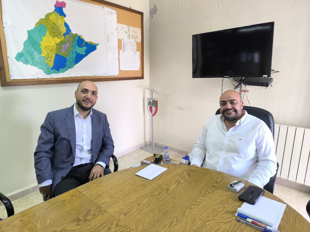 عمر مرجان زار رؤساء بلديات جزين، روم، كفرفالوس و كفرجرة مباركا
