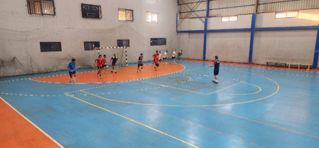البقاعي يزور معسكر منتخب الصالات الفلسطيني في لبنان
