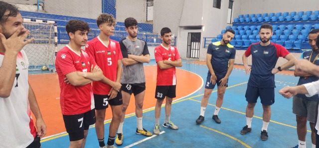 البقاعي يزور معسكر منتخب الصالات الفلسطيني في لبنان