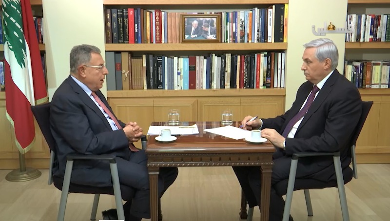 الإعلامي هيثم زعيتر في لقاء خاص مع الرئيس فؤاد السنيورة، 10 من مساء اليوم (الخميس) على "تلفزيون فلسطين"