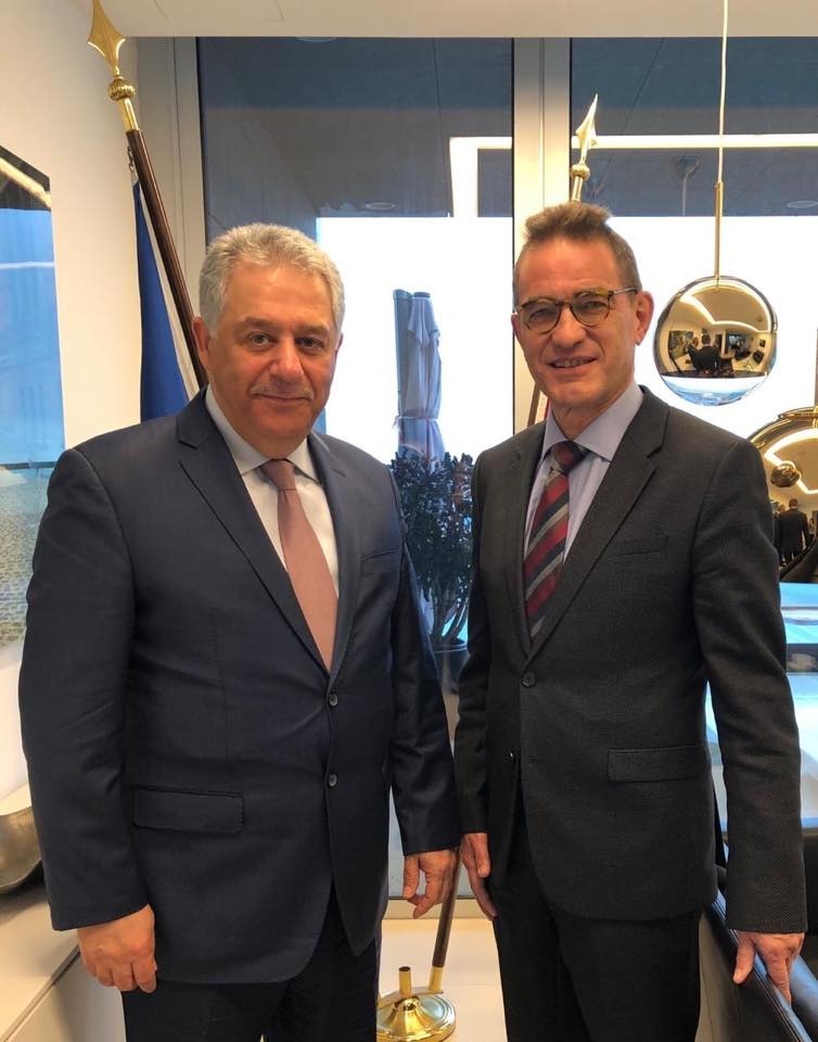 السفير دبور يلتقي السفير الالماني في لبنان