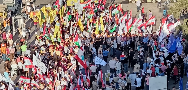 طرابلس تحتفل بانتصار فلسطين