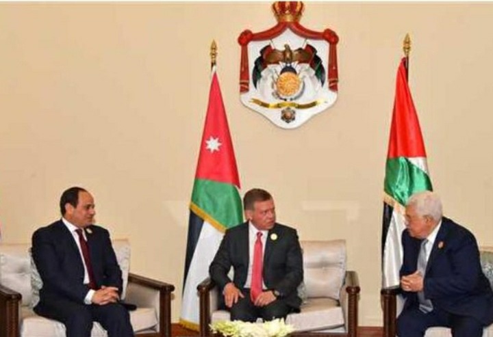 بدء أعمال القمة الثلاثية بين الرئيس ونظيره المصري وملك الأردن
