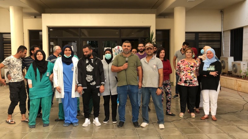 موظفو مستشفى صيدا الحكومي يدخلون الشهر الأول من إضرابهم للمطالبة بدفع مستحقاتهم المتأخرة
