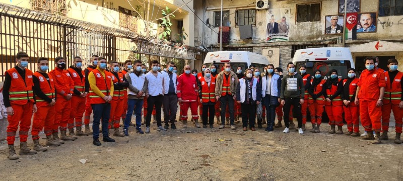 حملة طبية مشتركة لجمعية الهلال الأحمر الفلسطيني " مستشفى الهمشري" وجمعية أطباء بلا حدود في مخيم شاتيلا