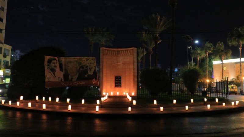 قطاع الطلاب في التنظيم الشعبي الناصري يضيئ الشموع احتفاءً بذكرى تحرير صيدا