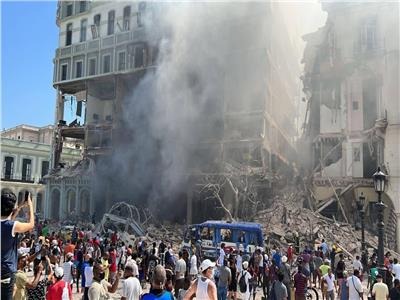 بالفيديو: انفجار قوي بأحد فنادق كوبا