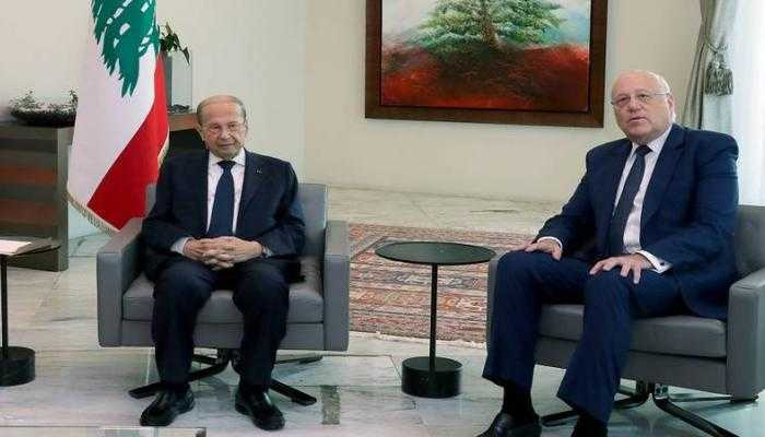 توافق بين الرئيس عون و الرئيس ميقاتي على دعوة ‏ هوكشتاين لاستكمال مفاوضات الترسيم