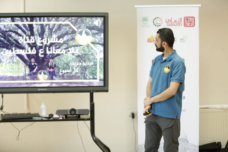 مشروع مبادرة " يلا معانا ع فلسطين" يفوز في مسابقة المشاريع الريادية "الثقافة هوية صمود"