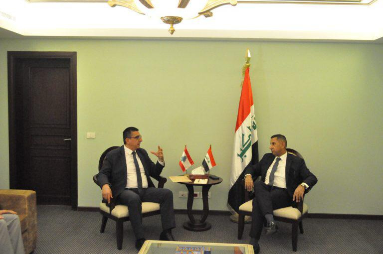 السفير البراك يستقبل وزير الشؤون الاجتماعية اللبناني