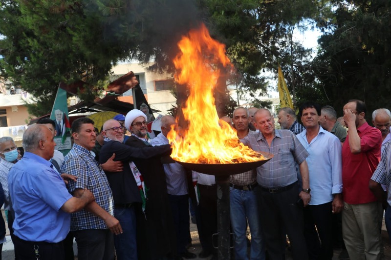 "فتح" صور تشارك جبهة النِّضال في إيقاد شعلة انطلاقتها