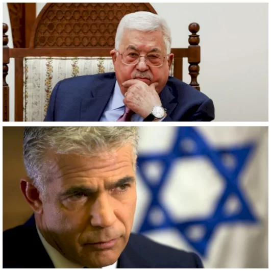 لابيد يهاجم الرئيس عباس بعد اتهامه "لإسرائيل" بارتكاب 50 محرقة ضد الفلسطينيين