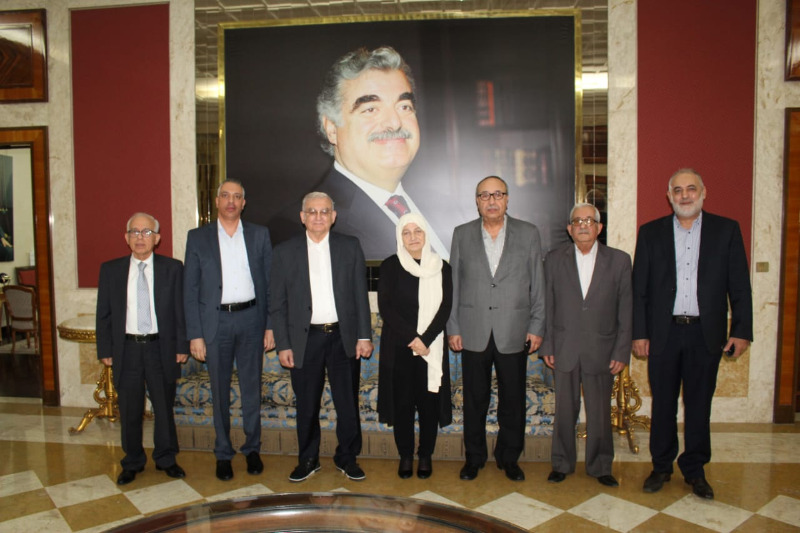 بهية الحريري تلتقي المجلس الإداري الجديد  لـ"جمعية جامع البحر الخيرية" برئاسة الشيخ حسن صفدية