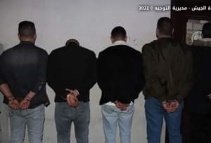 توقيف 6 أشخاص في منطقة القبة - طرابلس لإطلاقهم النار وحيازتهم أسلحة حربية