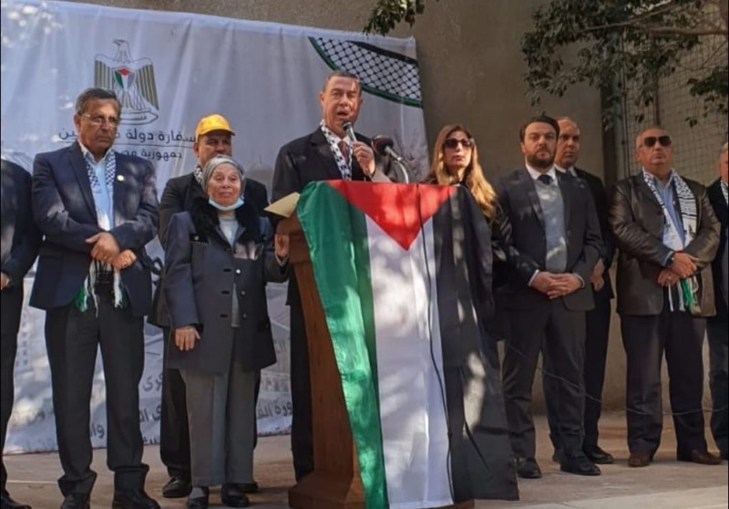 سفارة فلسطين بالقاهرة تحيي الذكرى الـ 58 للانطلاقة