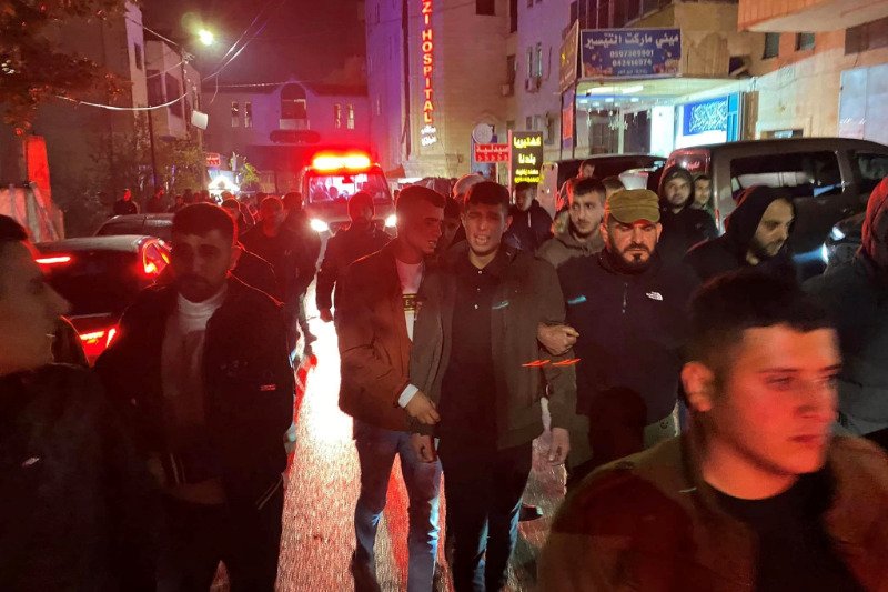 تظاهرة حاشدة في جنين تنديدا بجرائم الاحتلال