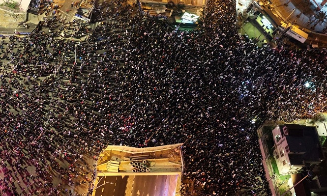 أكثر من 125الف متظاهر في تل أبيب وحيفا والقدس ضد حكومة نتنياهو