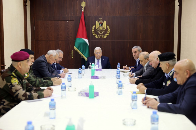 الرئيس عباس يترأس اجتماعاً لأجهزة وقوى الأمن الفلسطينية