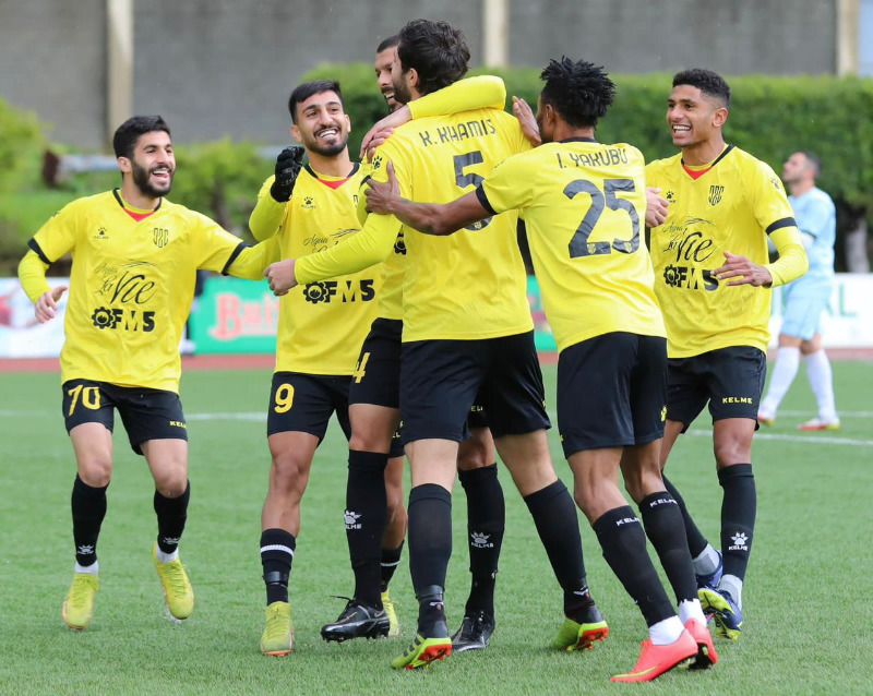 فوز العهد على الغازية في بطولة لبنان لكرة القدم