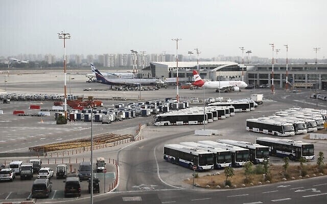 إضراب موظفي مطار بن غوريون عن العمل