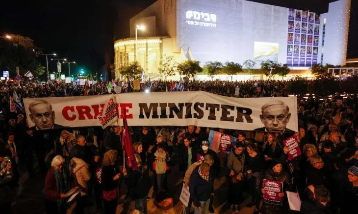 للأسبوع السادس.. آلاف الإسرائيليين يتظاهرون ضد حكومة نتنياهو