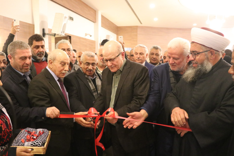 افتتاح معرض الكتاب الوطني الفلسطيني في لبنان برعاية نائب الامين العام للجبهة الديمقراطية فهد سليمان