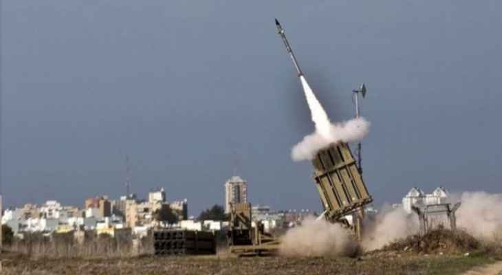 الجيش الإسرائيلي: الدفاعات الجوية اعترضت صاروخا أُطلق من لبنان باتجاه إسرائيل
