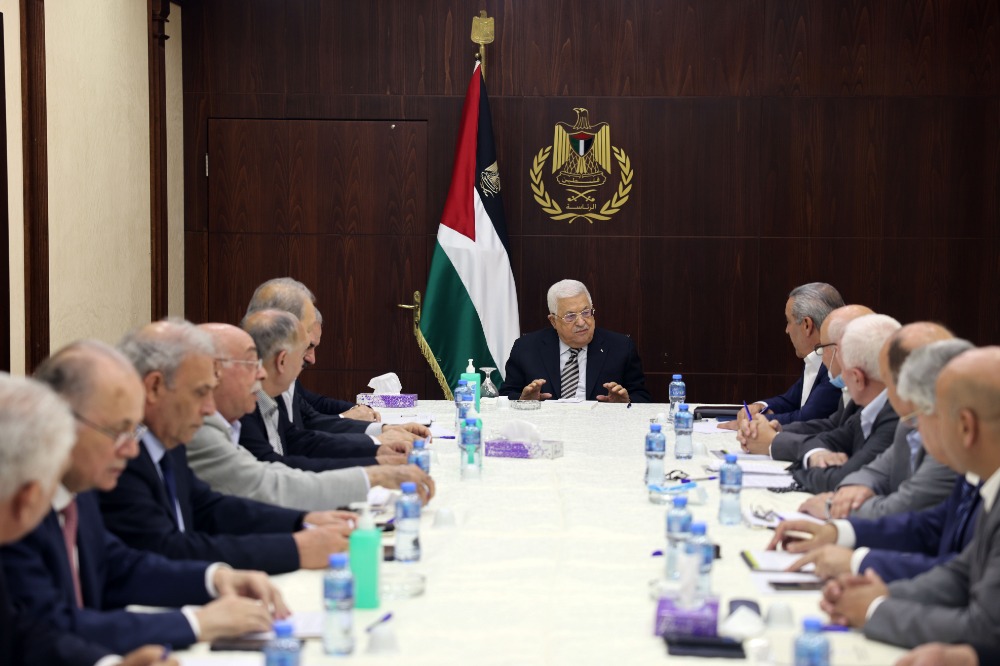 اللجنة التنفيذية لمنظمة التحرير برئاسة الرئيس عباس أكدت أهمية المشاركة بإحياء ذكرى النكبة