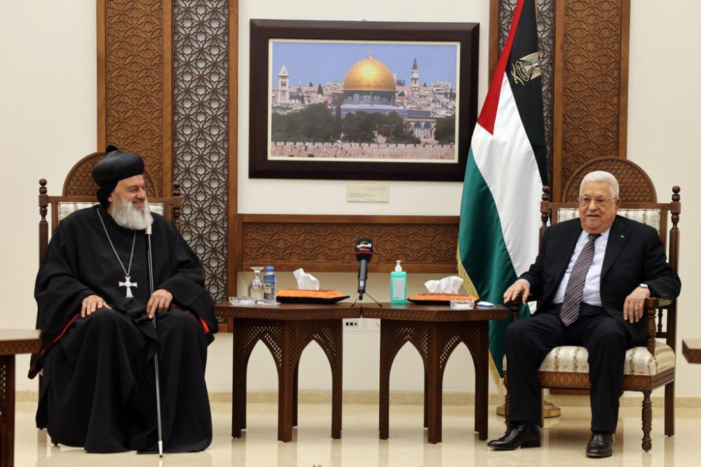 الرئيس عباس يستقبل بطريرك انطاكيا وسائر المشرق للسريان الأرثوذكس