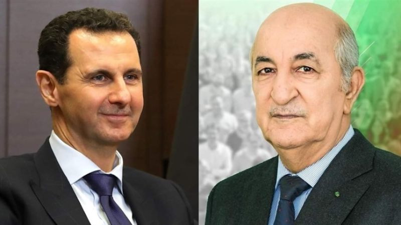اتصال بين الأسد وتبون واتفاق على تبادل الزيارات